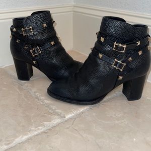 Valentino rockstud boots size 37